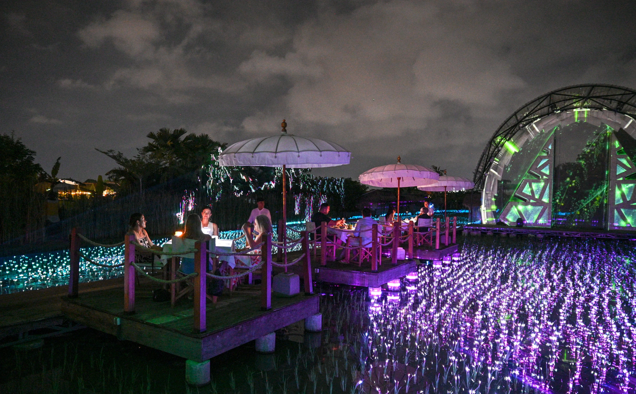 Terrace dining at Sardine Seminyak