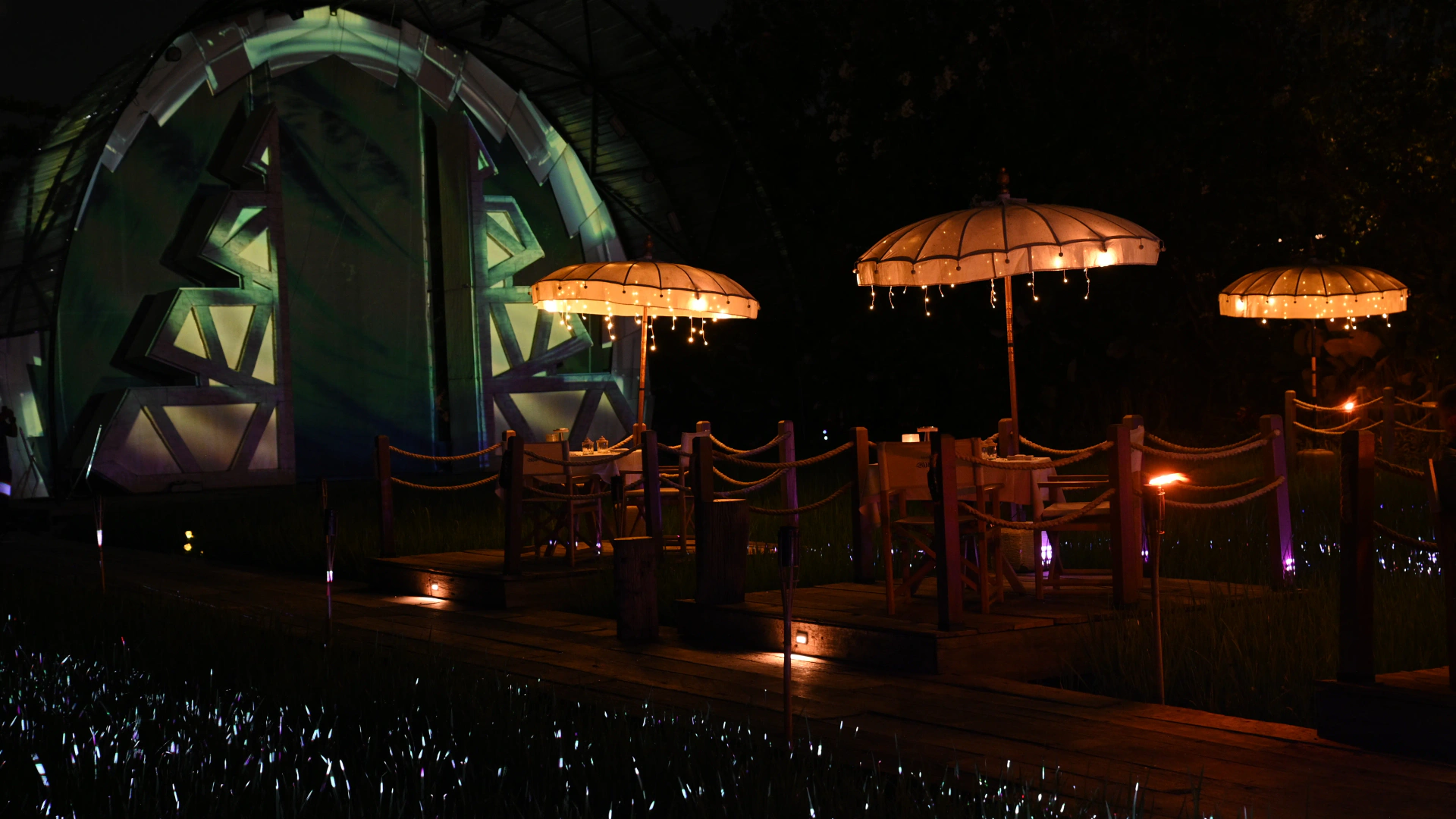 Bamboo architecture and coastal dining at Sardine Semin yak