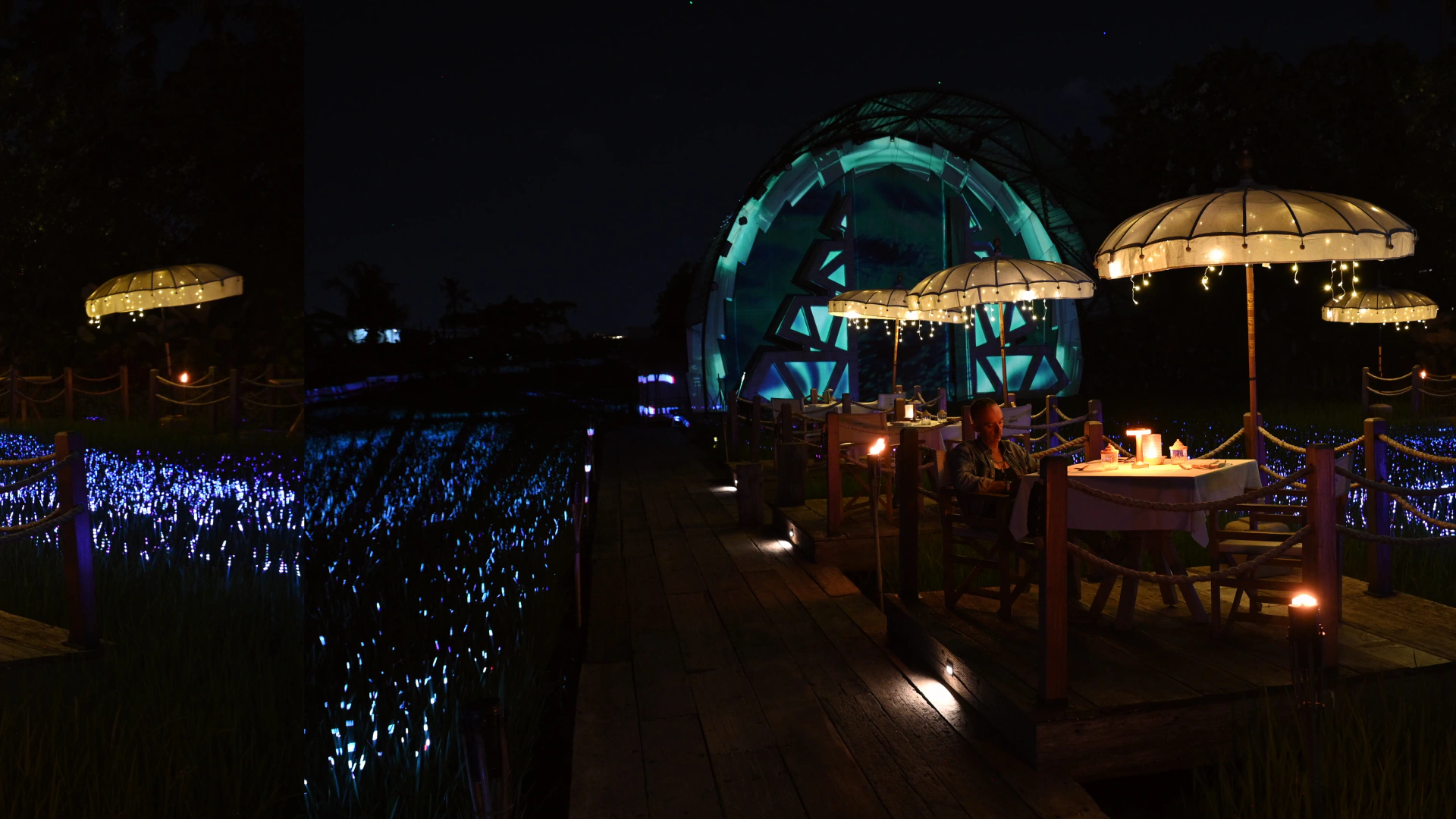 Terrace Dining at Sardine Seminyak - open-air setting