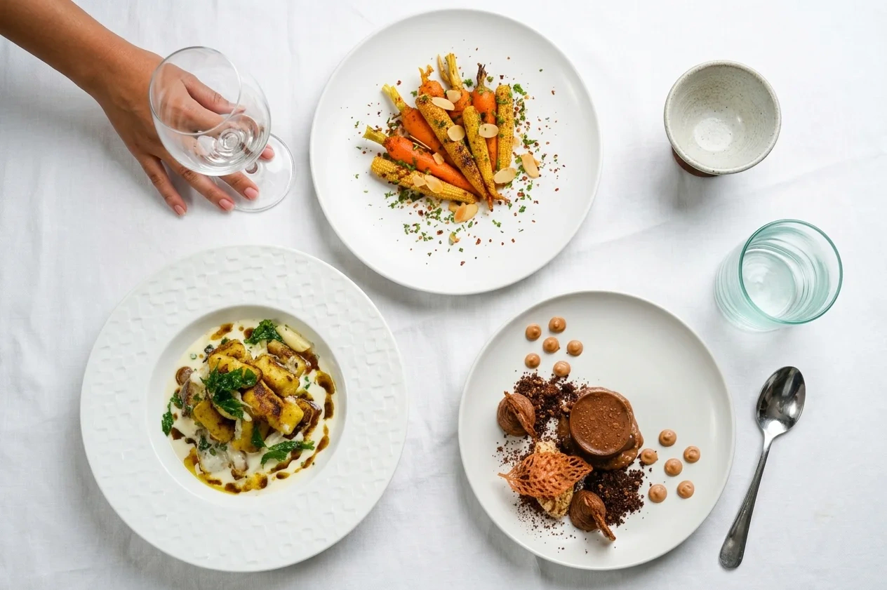 Vegetarian Menu at Sardine Seminyak Restaurant