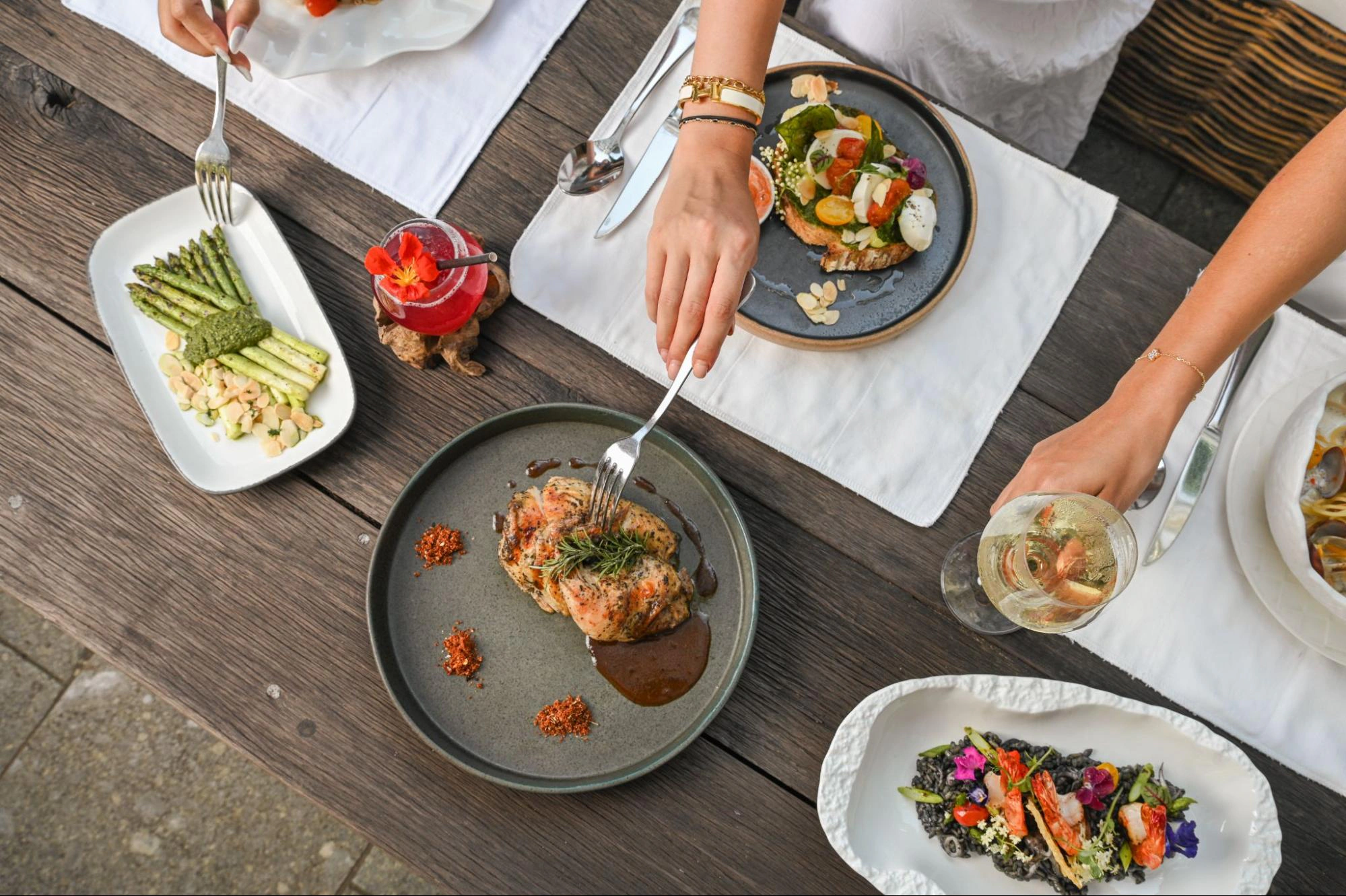 Lunch Menu Option at Sardine Seminyak Restaurant